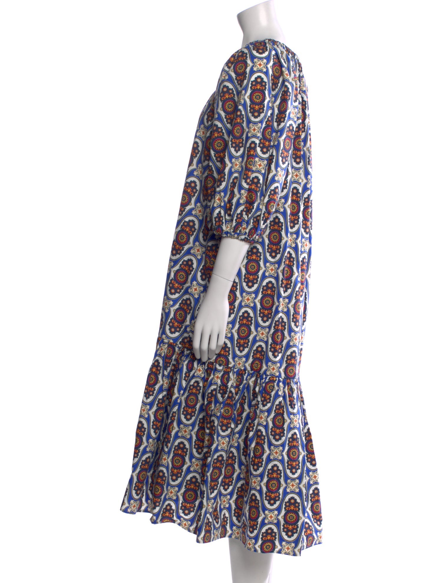 La DoubleJ Printed Midi Length Dress