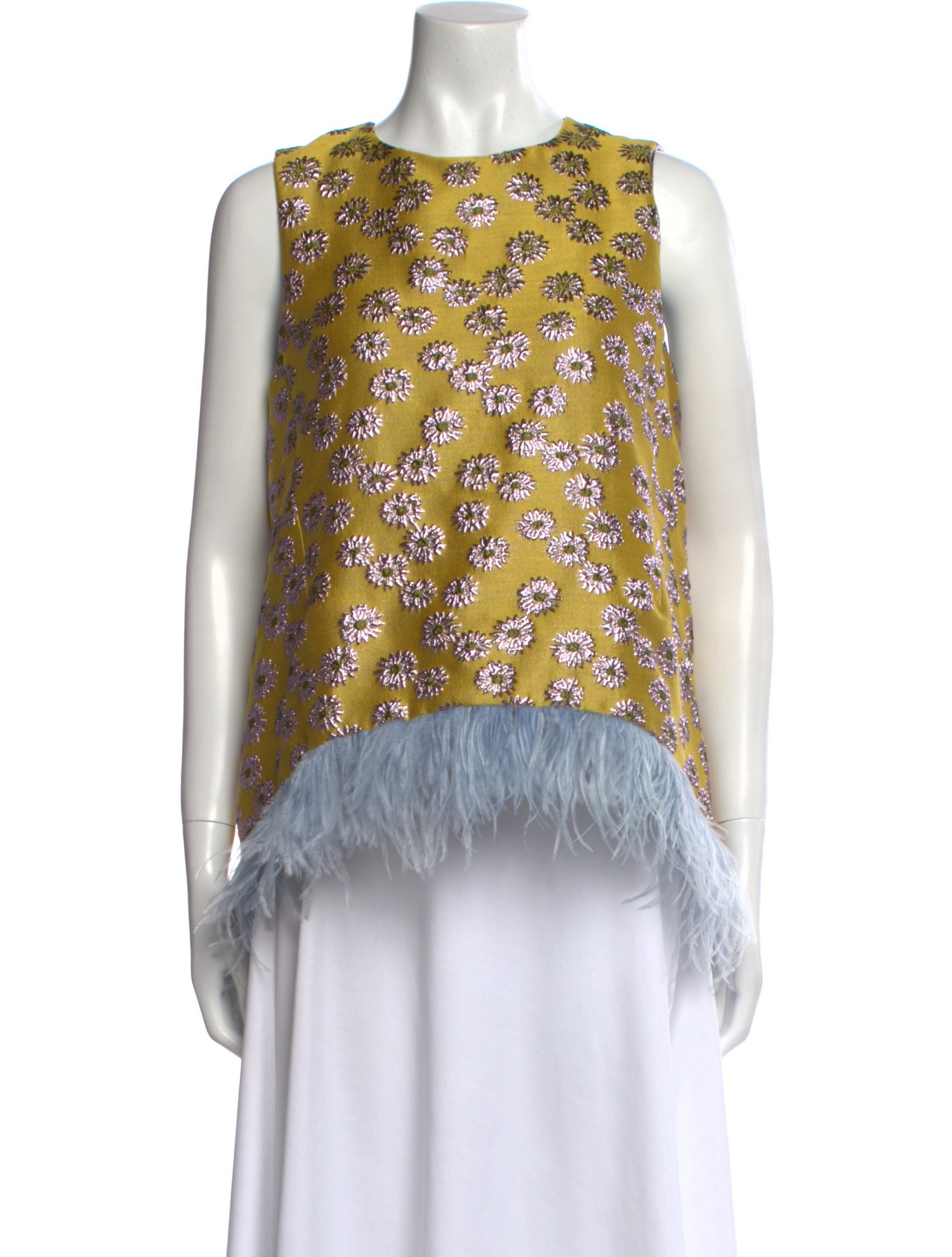 La DoubleJ Printed Crew Neck Top