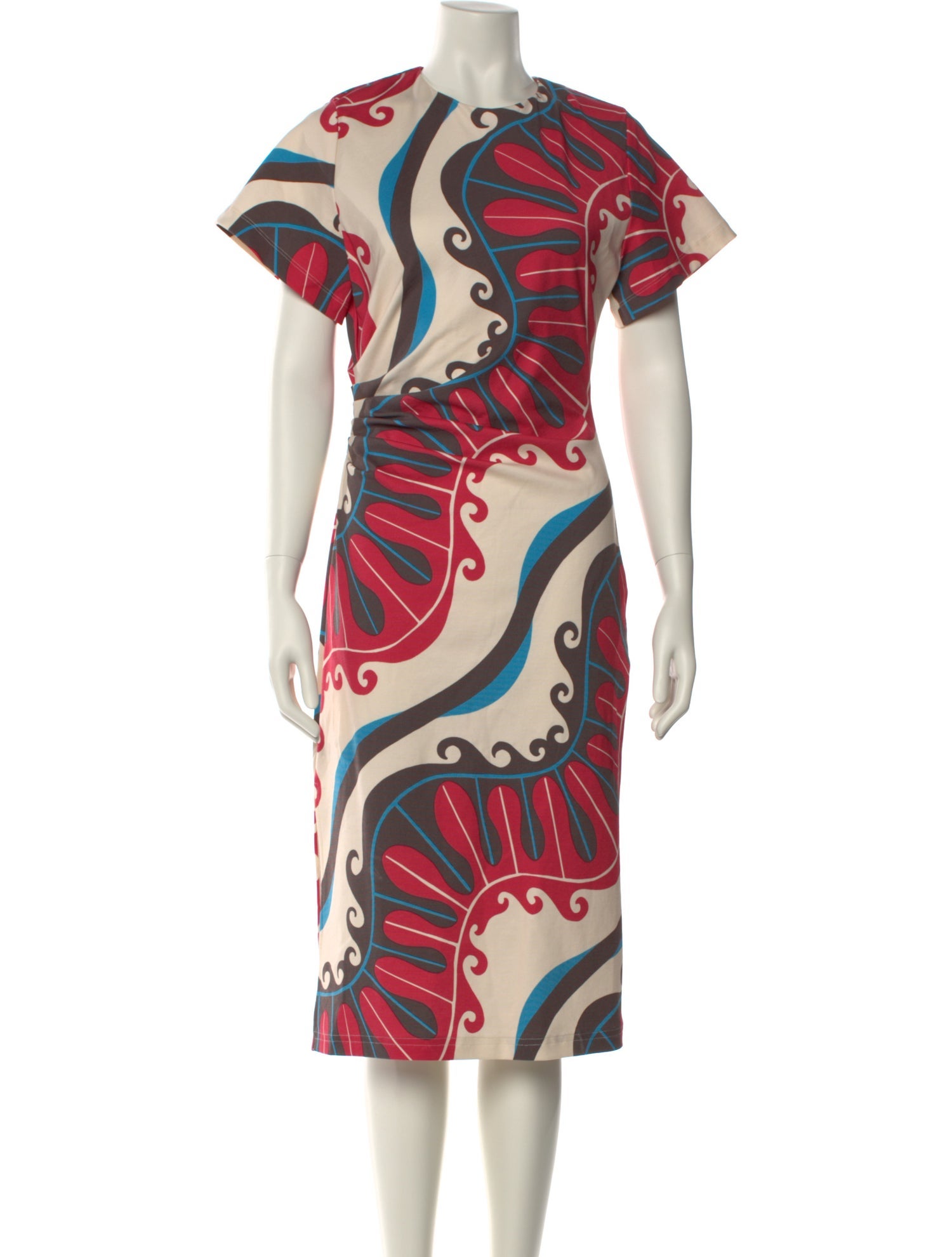 La DoubleJ Printed Midi Length Dress
