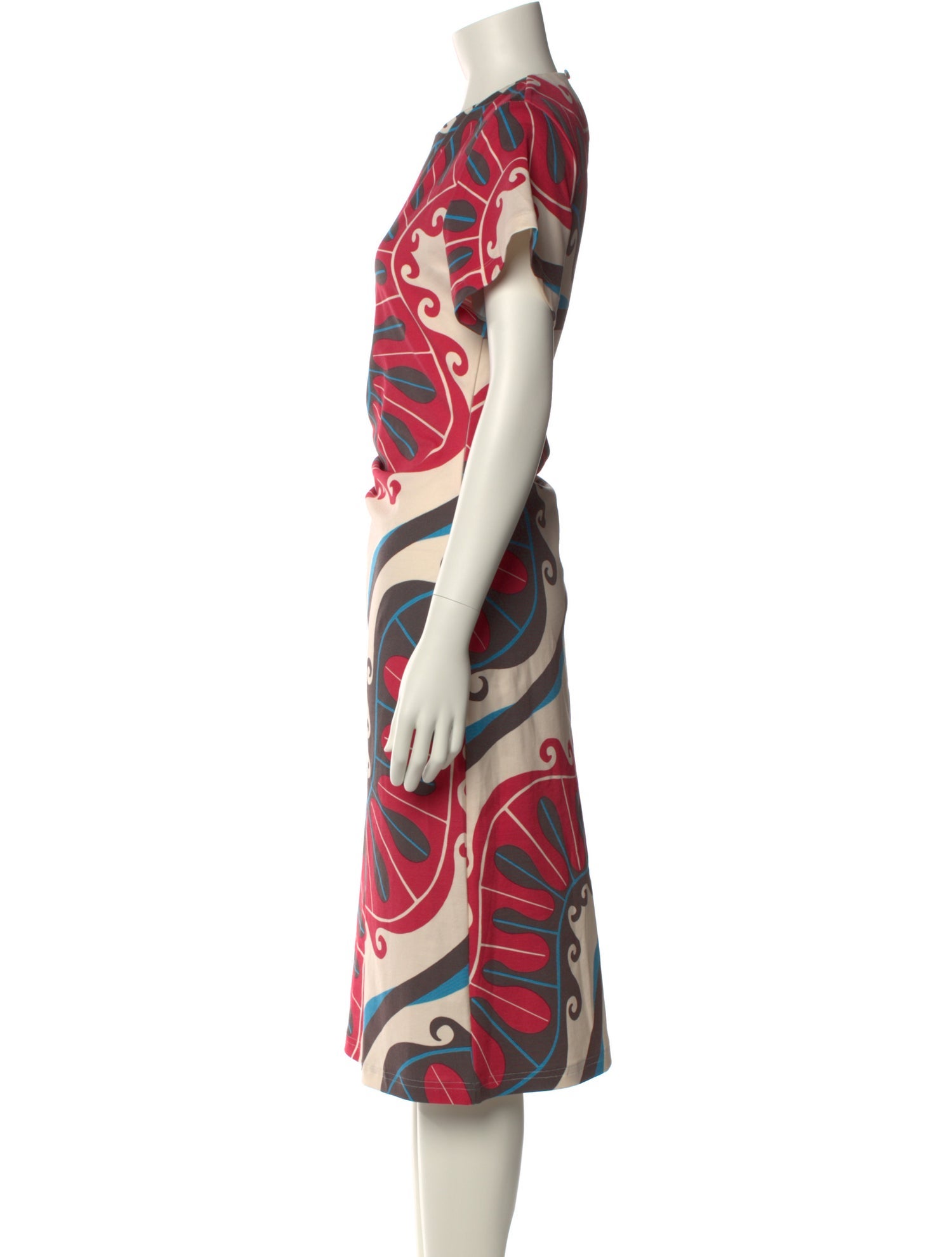 La DoubleJ Printed Midi Length Dress