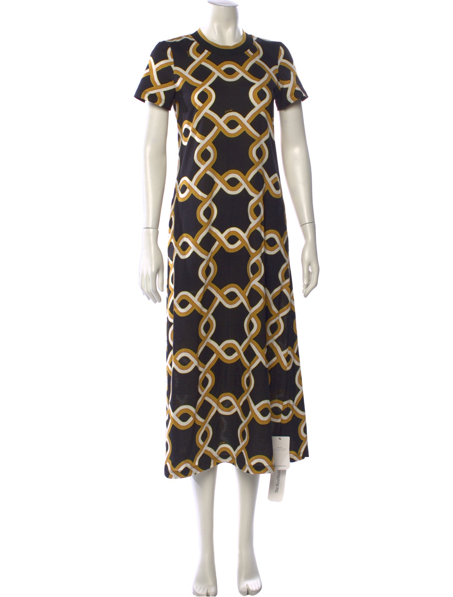 La DoubleJ Printed Midi Length Dress w/ Tags