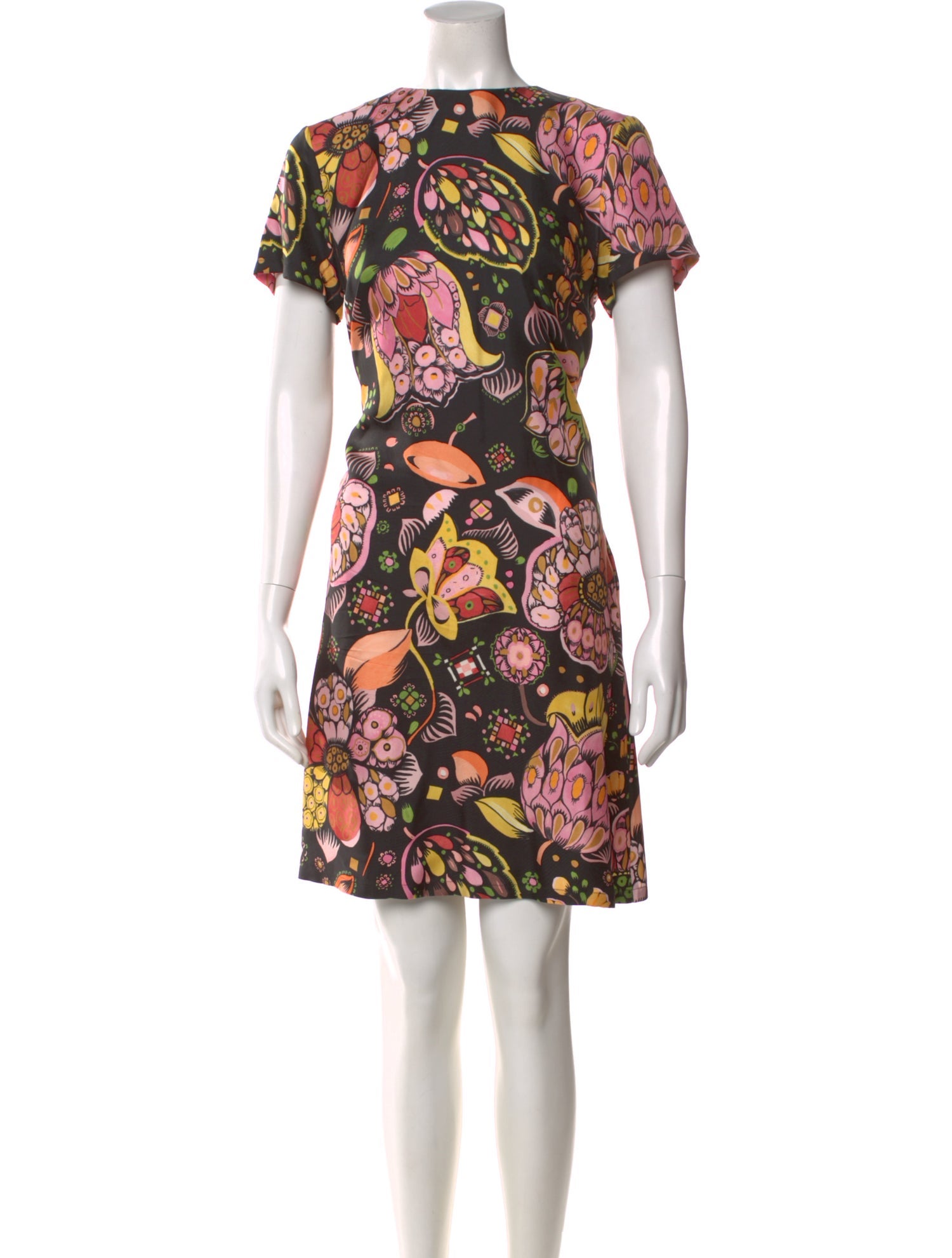 La DoubleJ Silk Knee-Length Dress