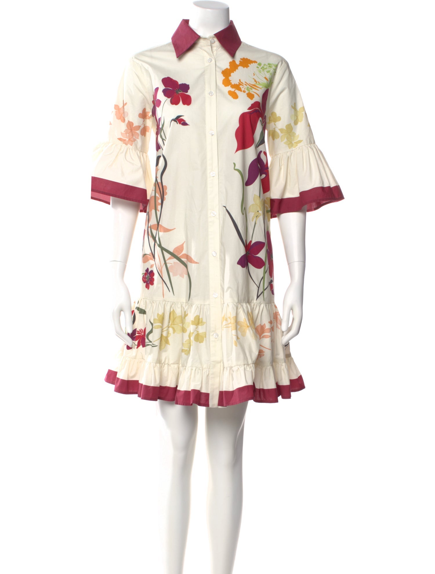 La DoubleJ Floral Print Mini Dress w/ Tags