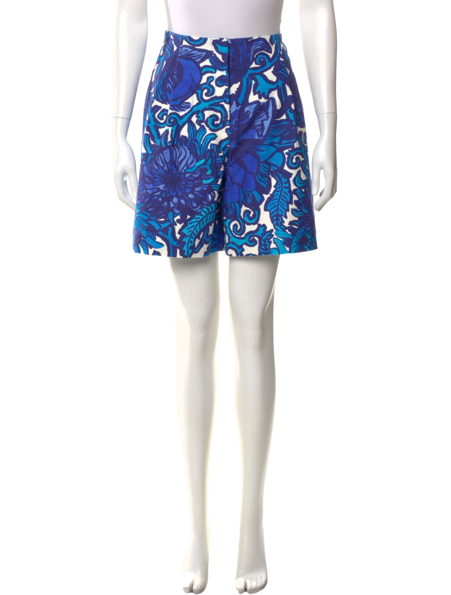 La DoubleJ Printed Mini Shorts