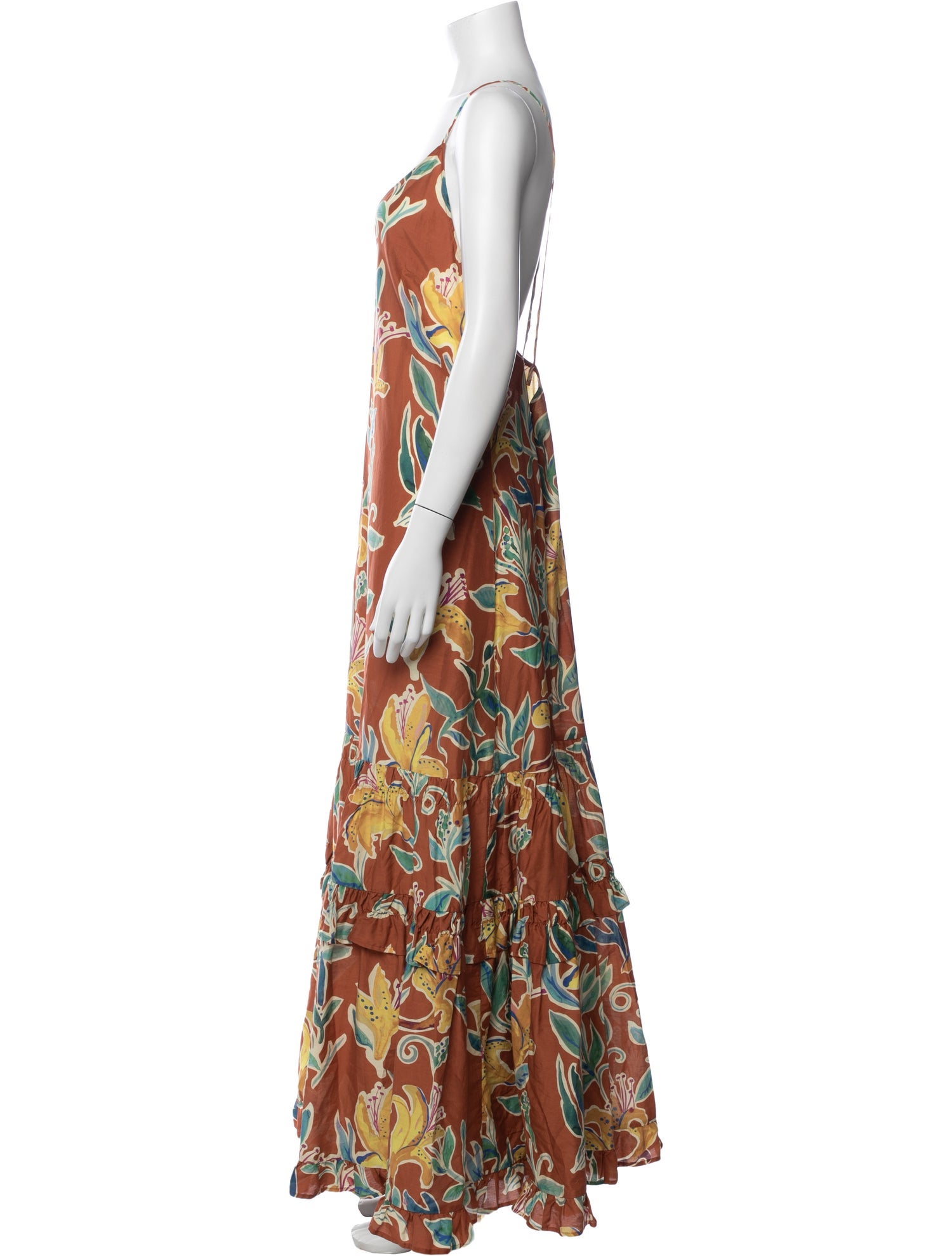 La DoubleJ Floral Print Long Dress