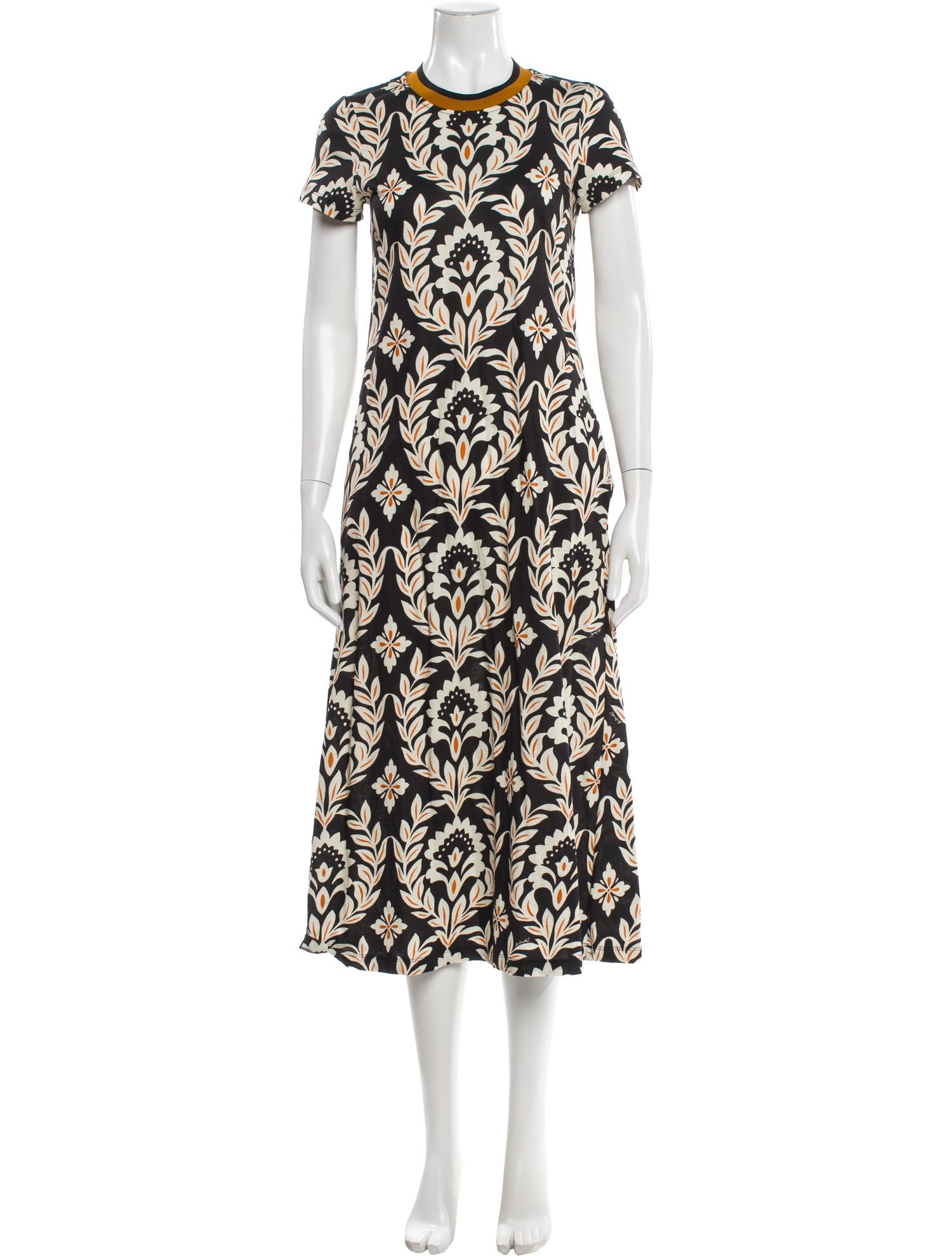La DoubleJ Printed Midi Length Dress