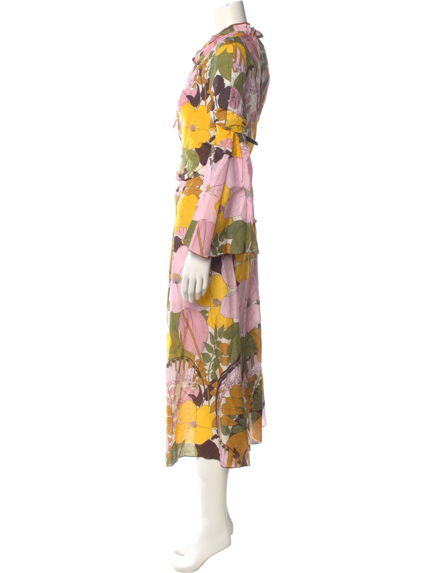 La DoubleJ Floral Print Long Dress