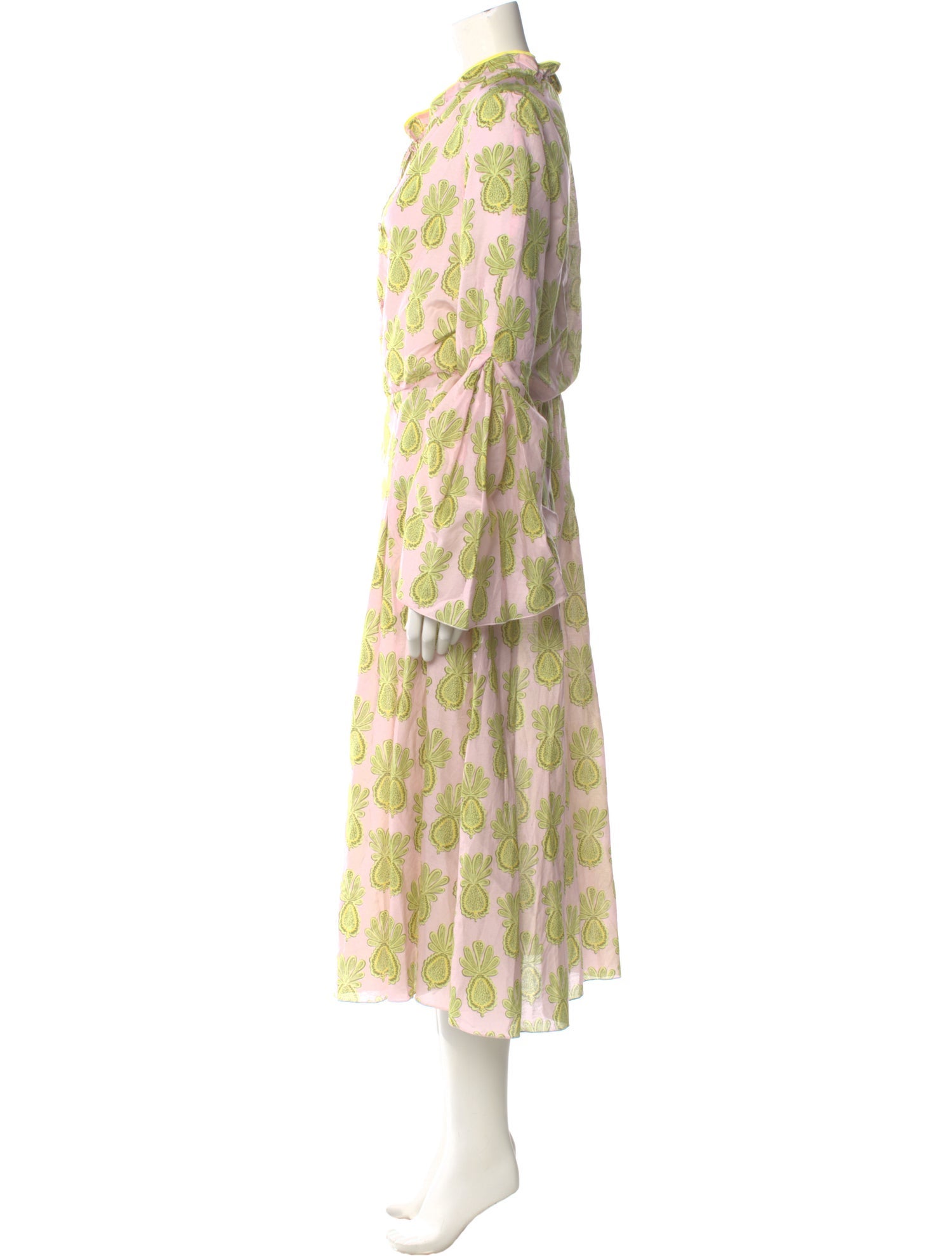 La DoubleJ Patterned Midi Length Dress
