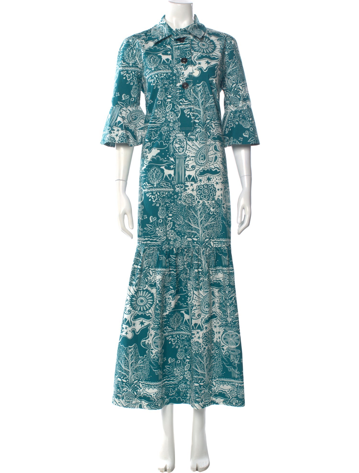 La DoubleJ Printed Long Dress