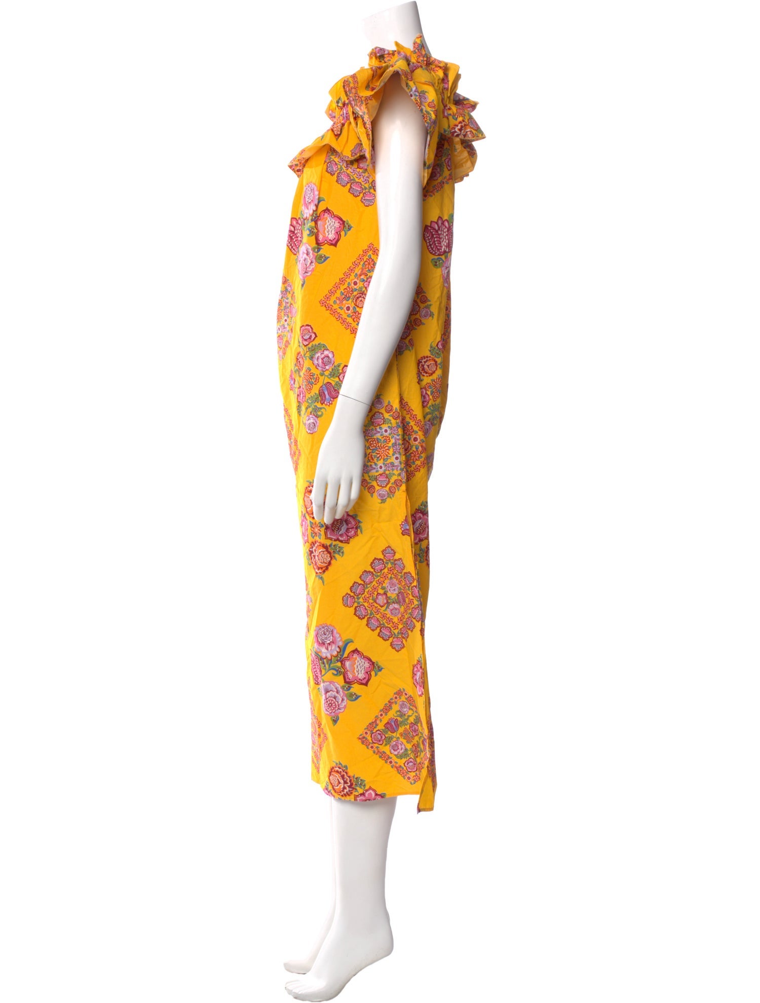 La DoubleJ Printed Midi Length Dress