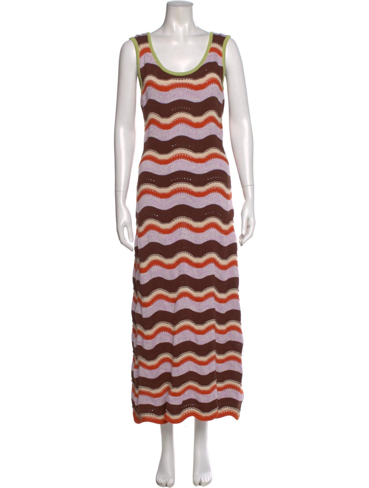 La DoubleJ Striped Long Dress