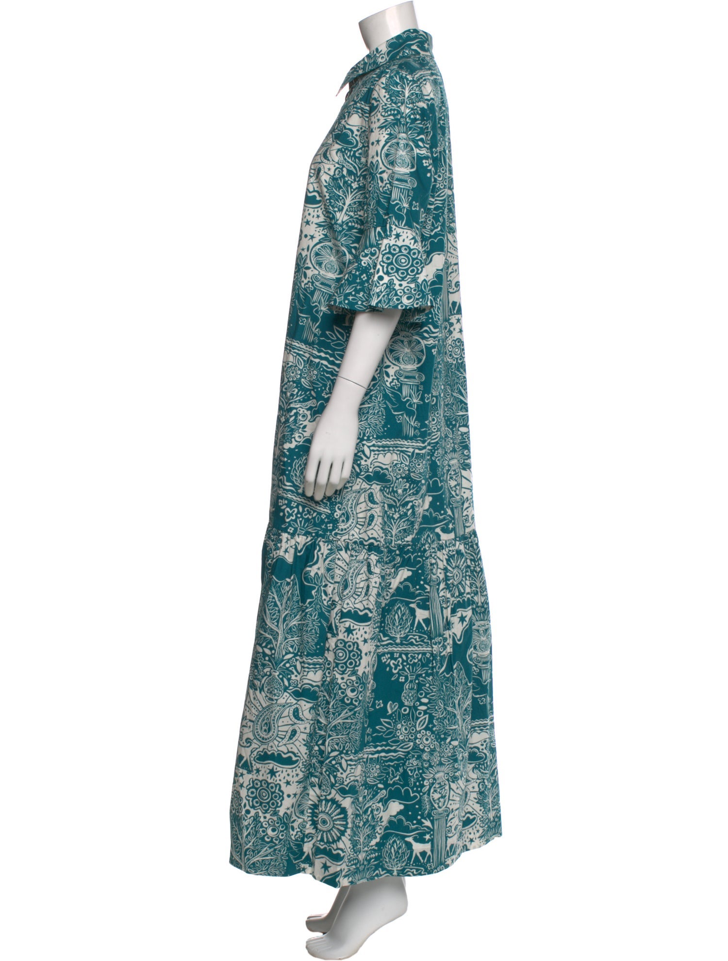 La DoubleJ Paisley Print Long Dress