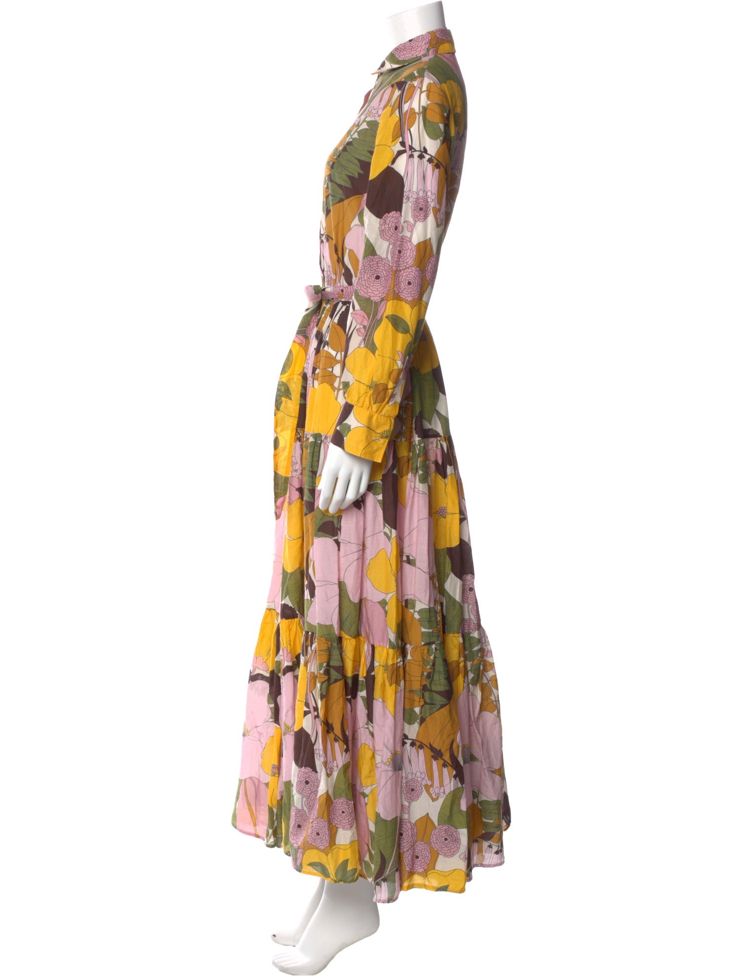 La DoubleJ Floral Print Long Dress