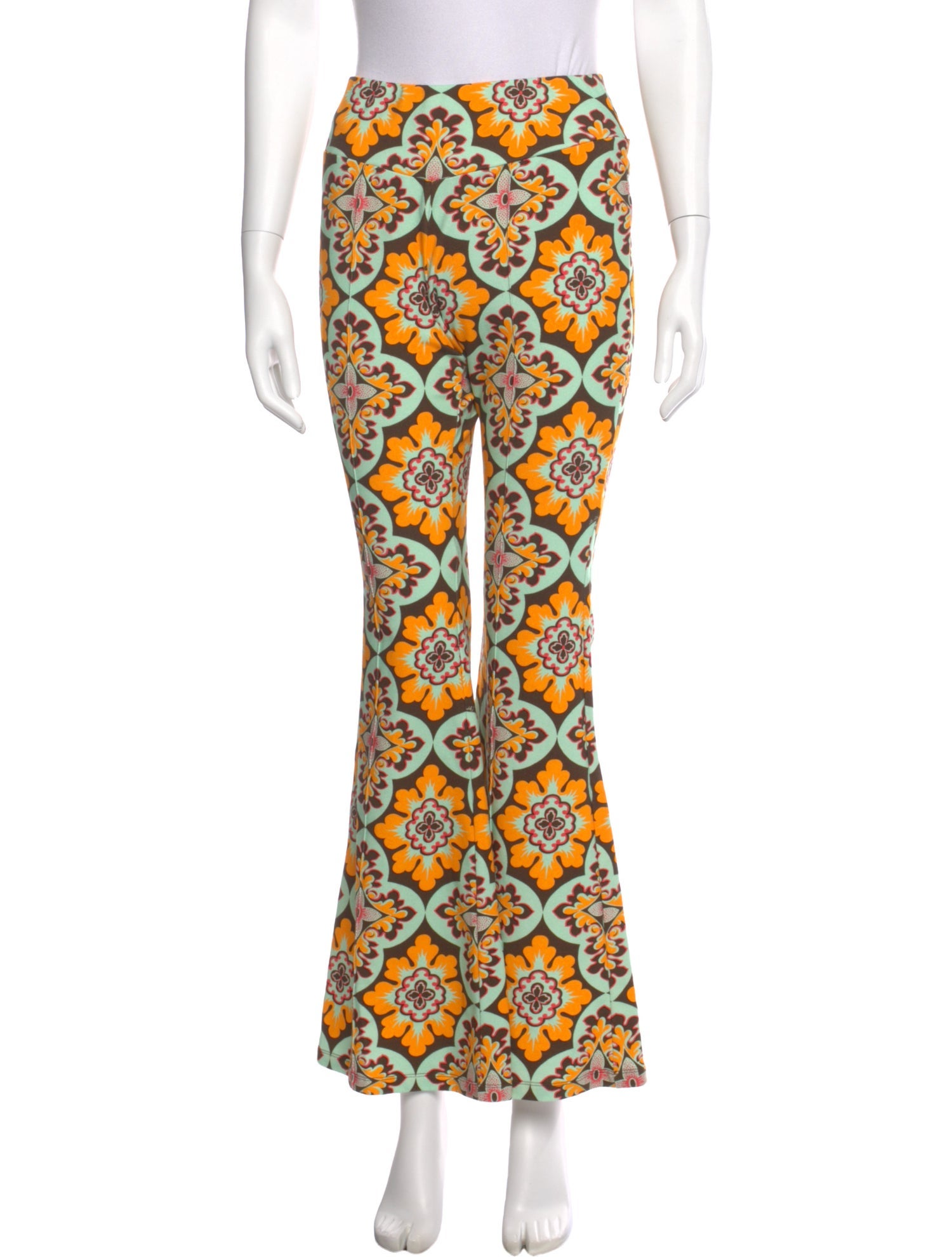 La DoubleJ Floral Print Wide Leg Pants