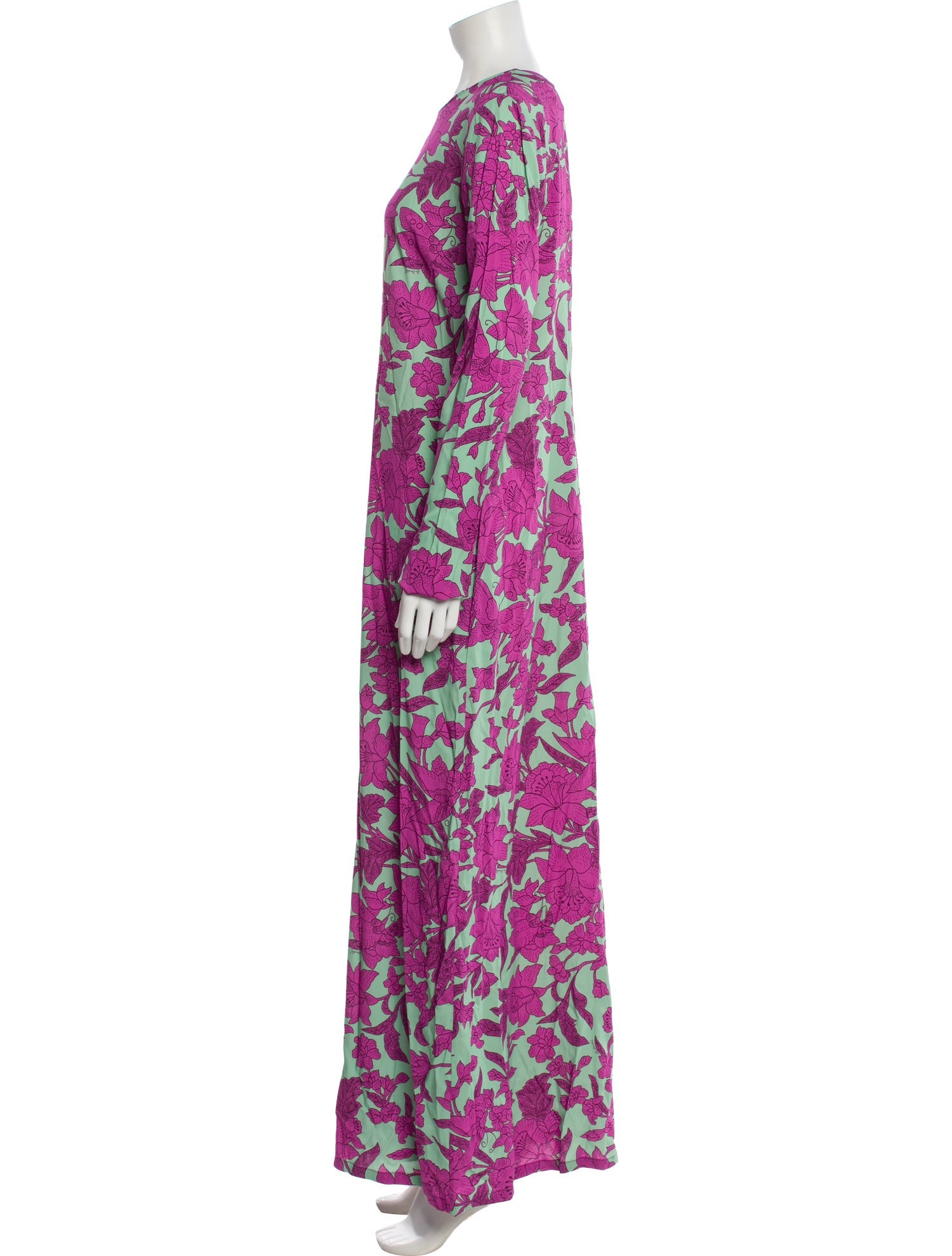 La DoubleJ Floral Print Long Dress w/ Tags