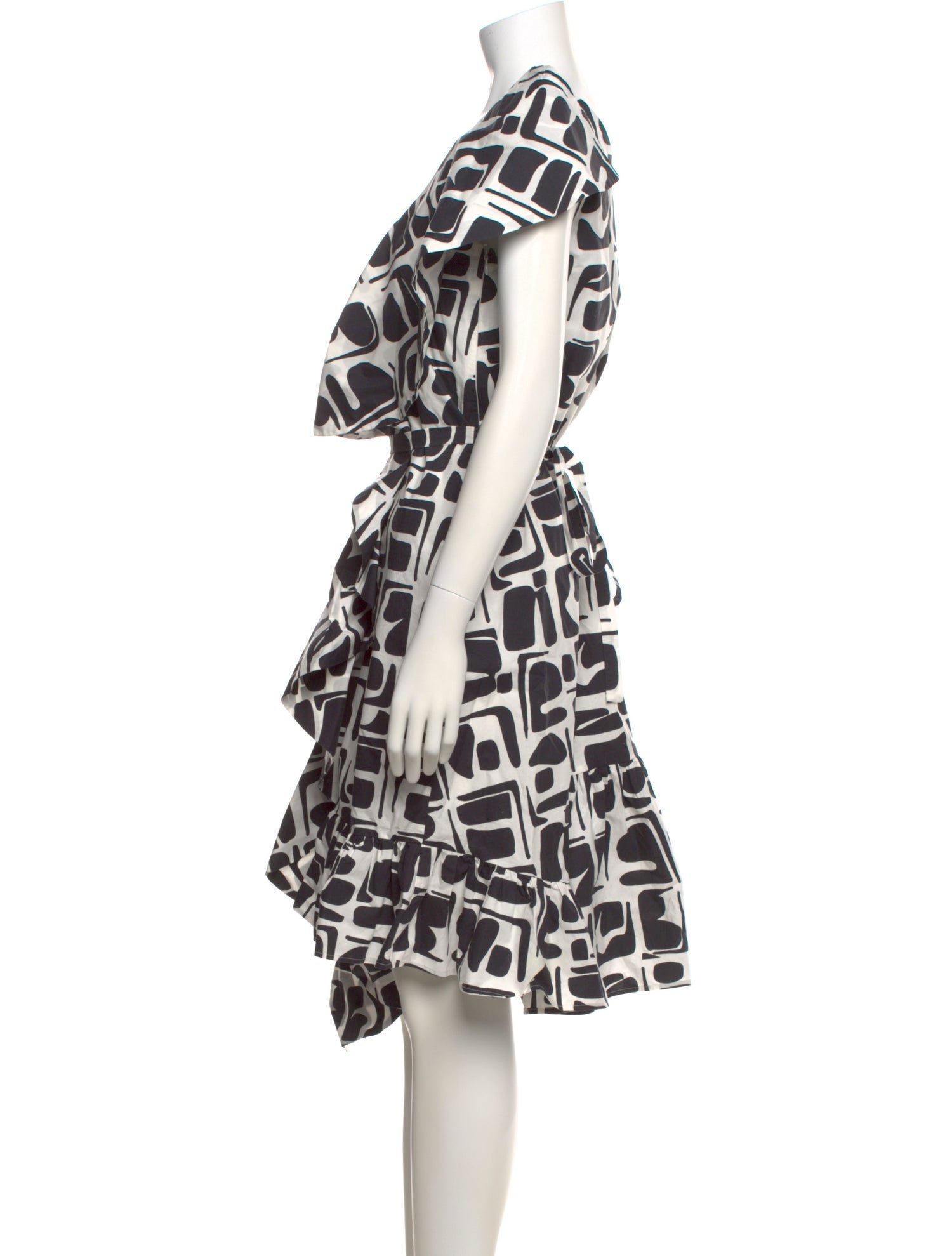 La DoubleJ Printed Midi Length Dress