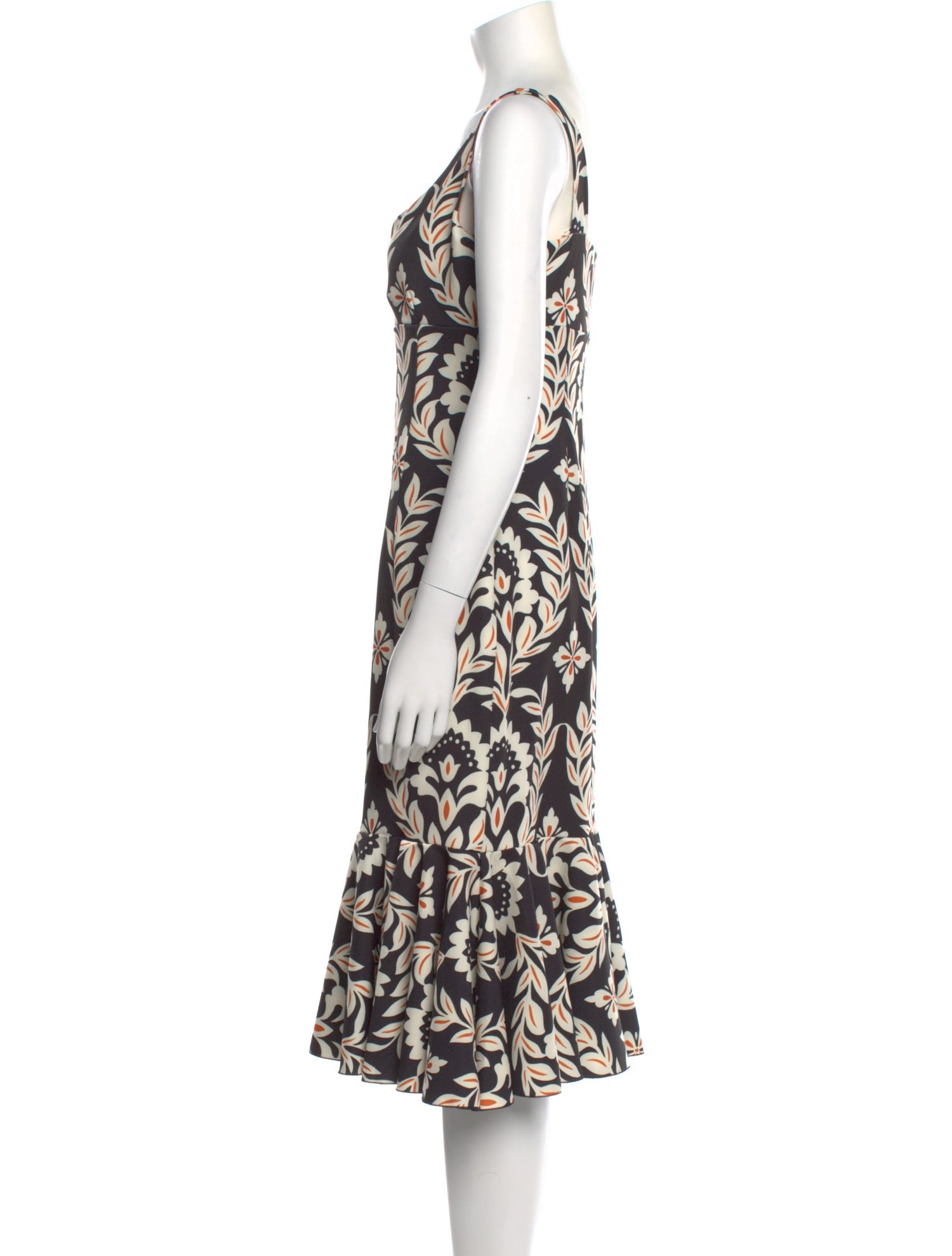 La DoubleJ Printed Midi Length Dress w/ Tags