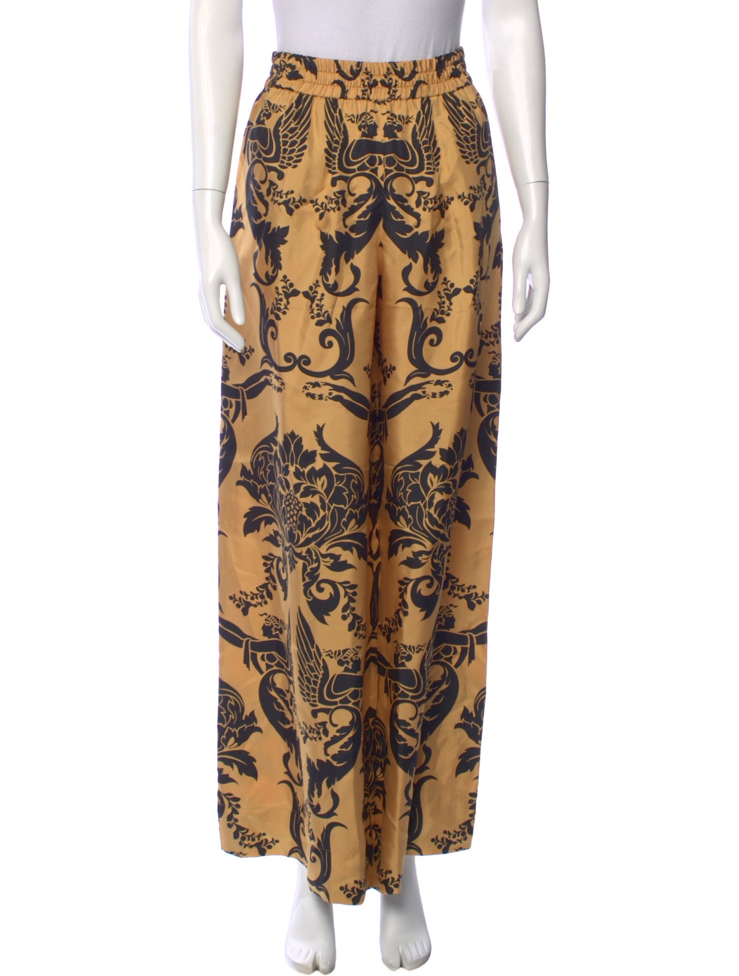 La DoubleJ Silk Wide Leg Pants