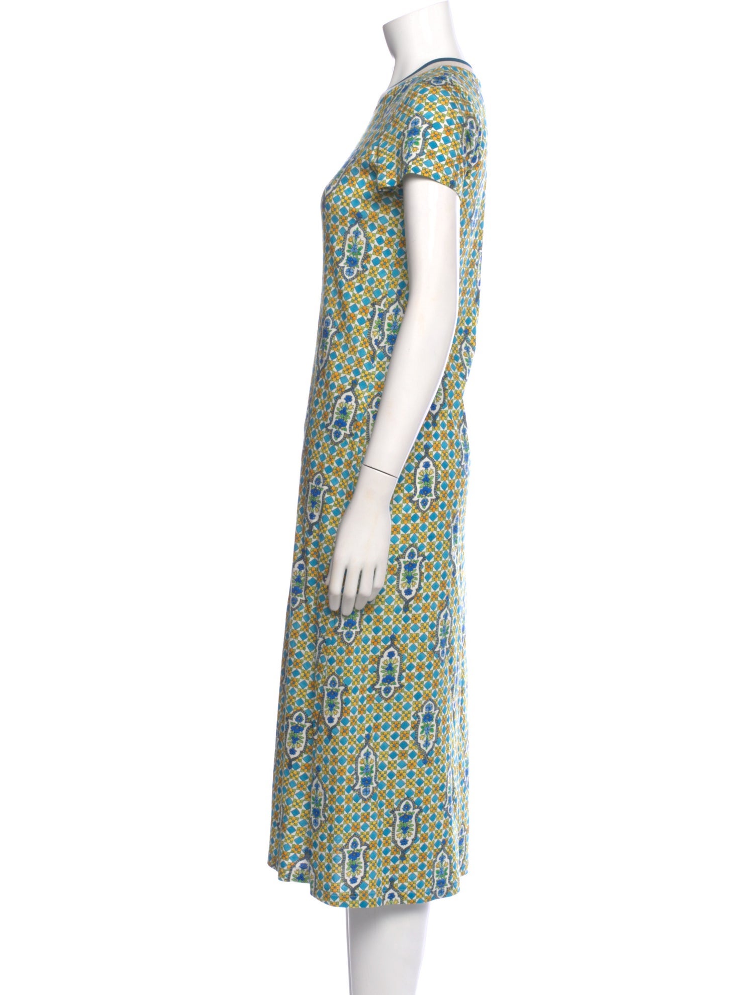 La DoubleJ Printed Midi Length Dress