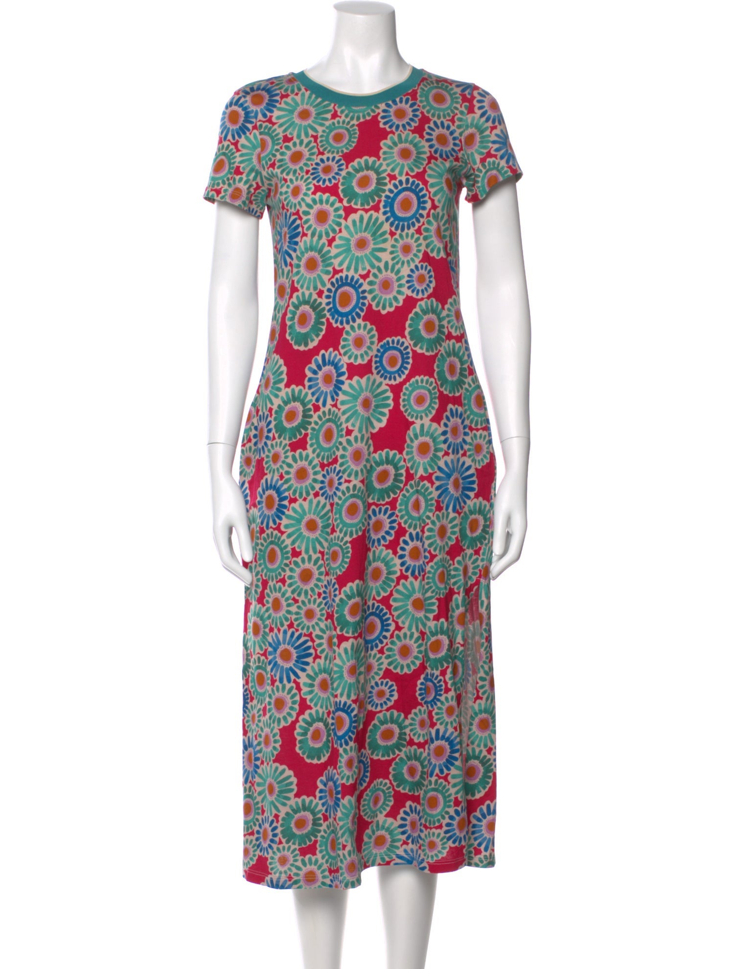 La DoubleJ Printed Midi Length Dress
