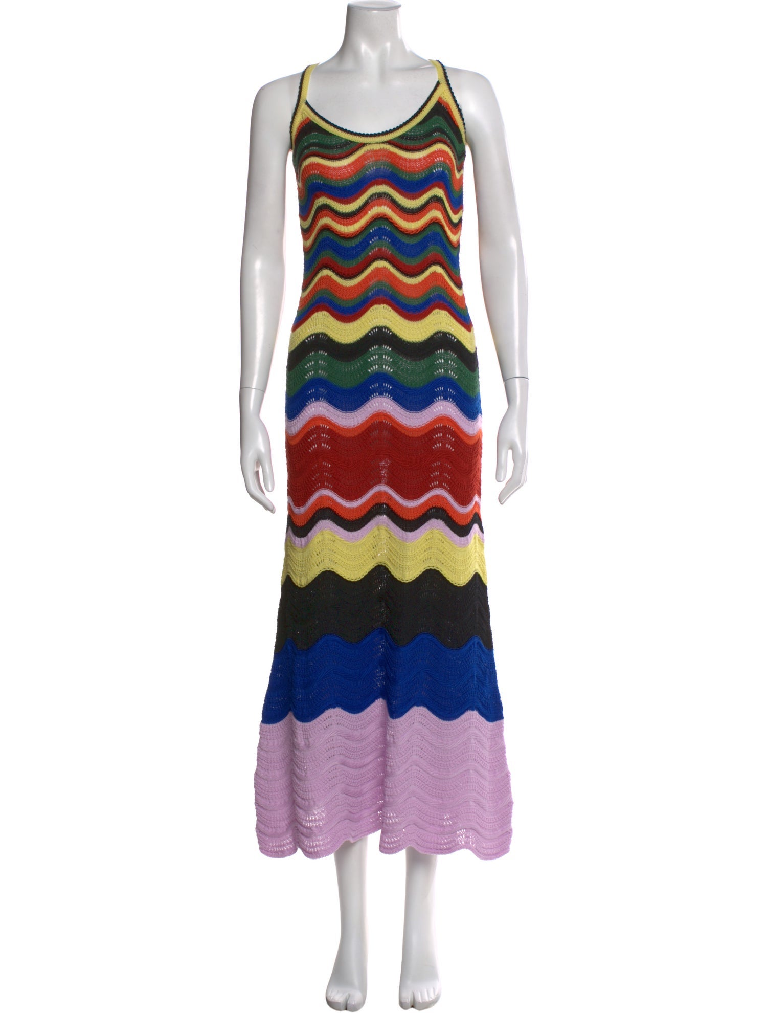 La DoubleJ Striped Long Dress