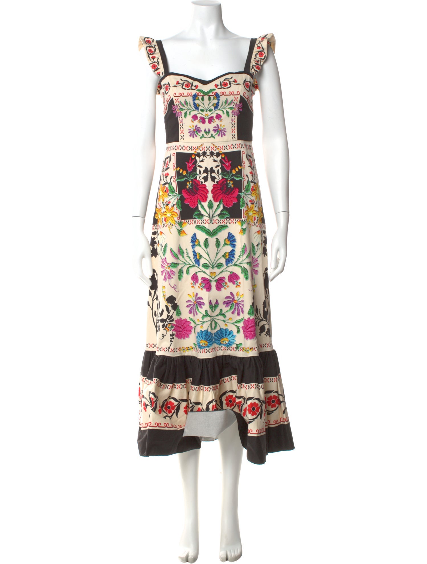 La DoubleJ Floral Print Long Dress