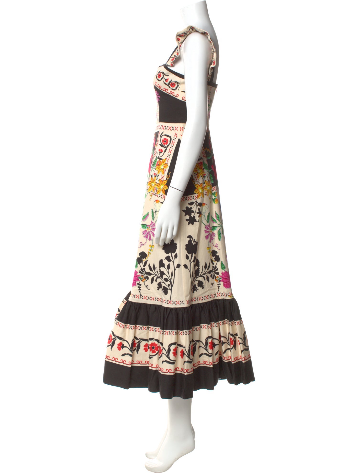 La DoubleJ Floral Print Long Dress