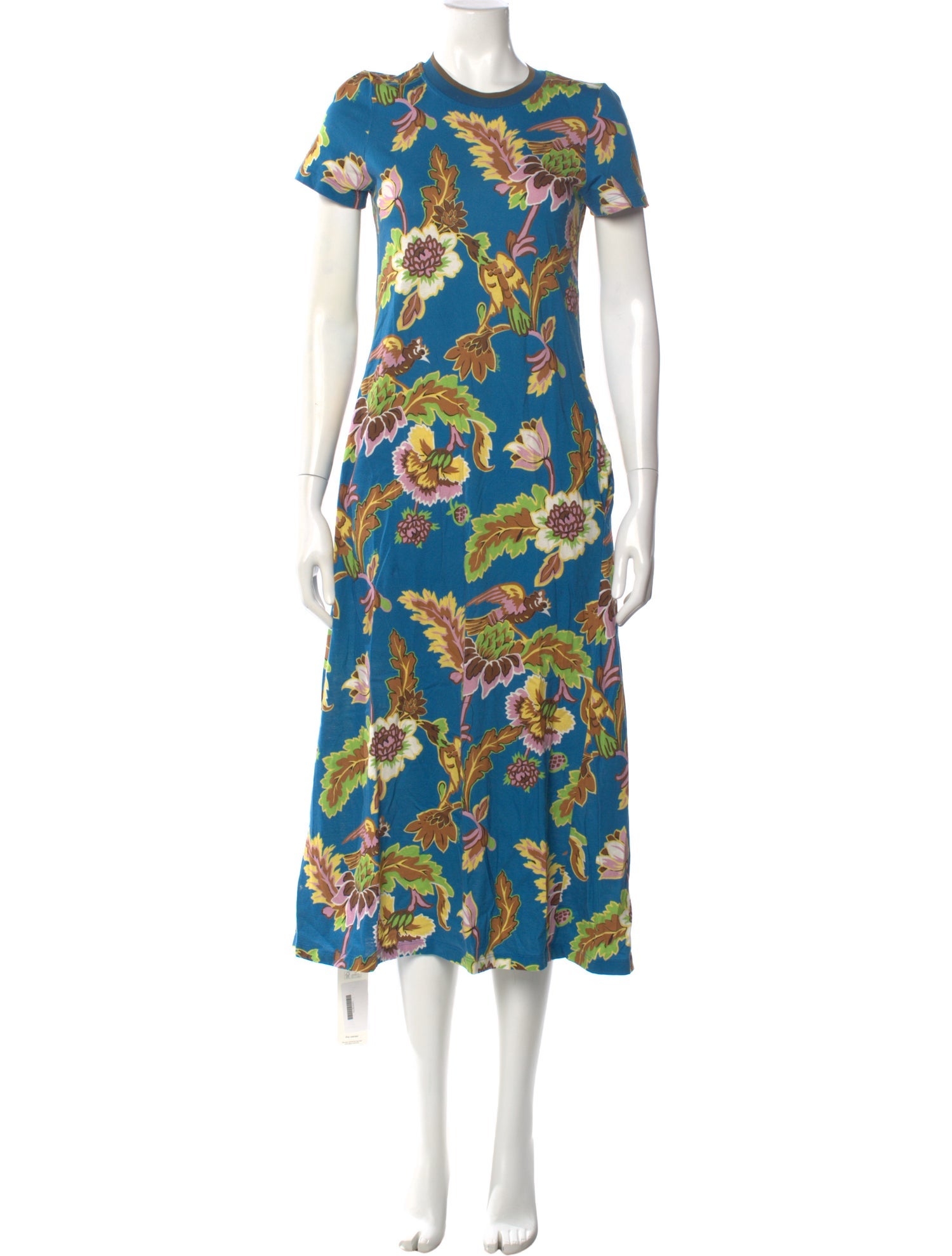 La DoubleJ Floral Print Midi Length Dress