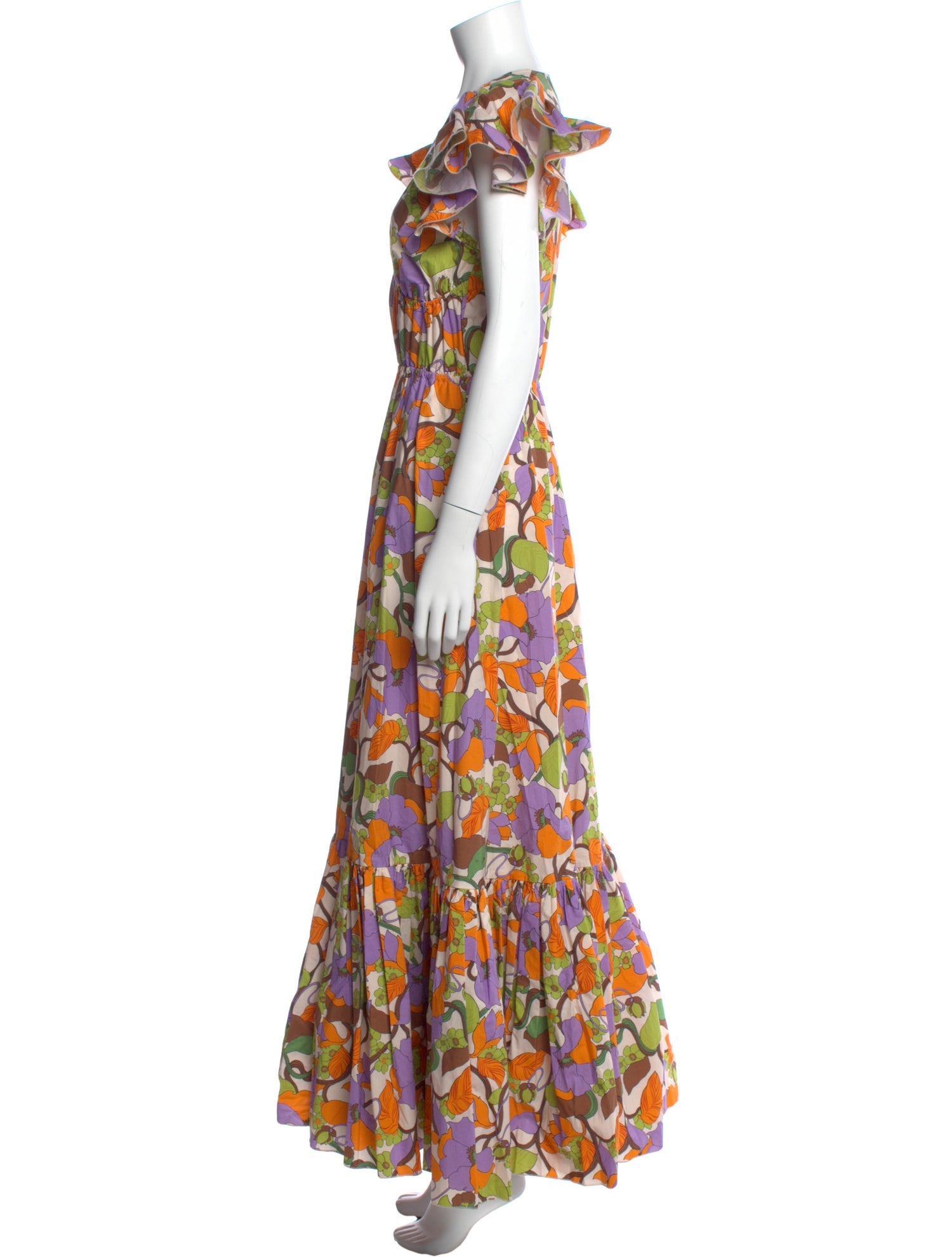 La DoubleJ Floral Print Long Dress