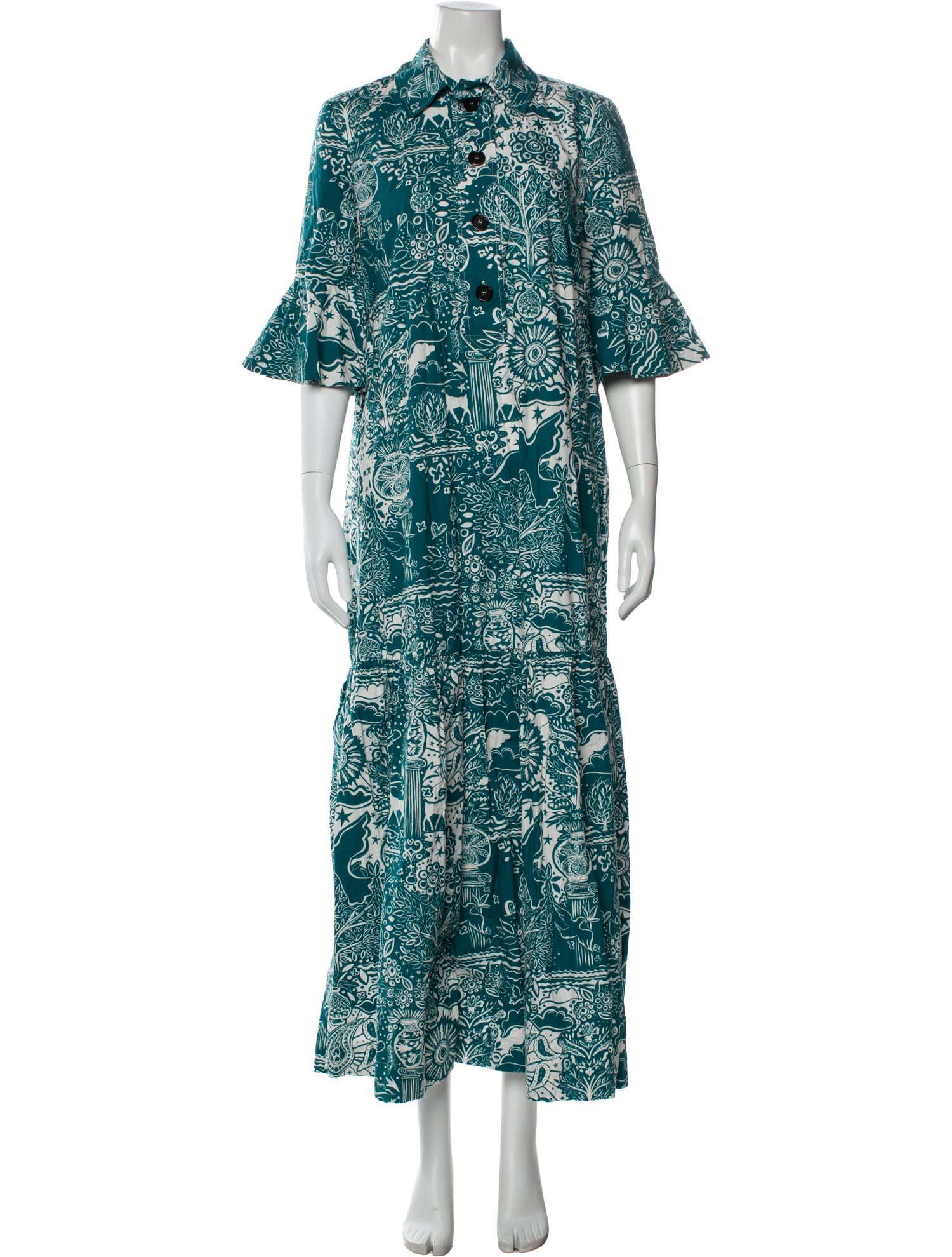 La DoubleJ Printed Long Dress