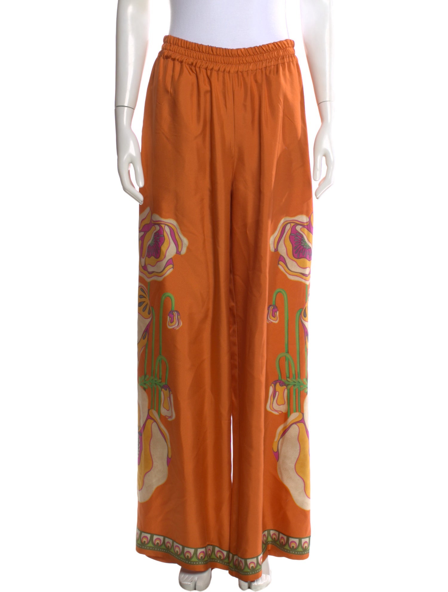 La DoubleJ Silk Wide Leg Pants