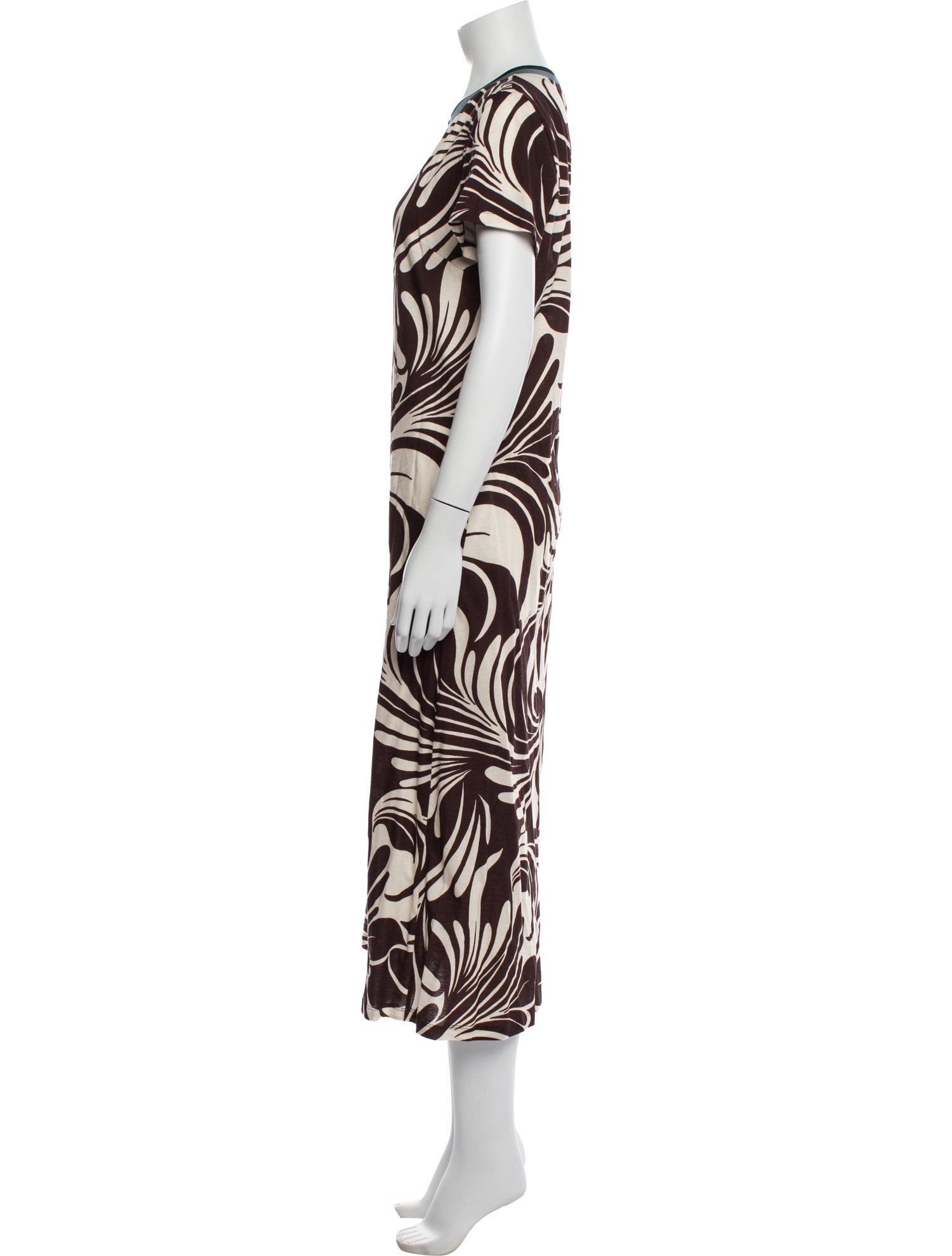 La DoubleJ Printed Midi Length Dress