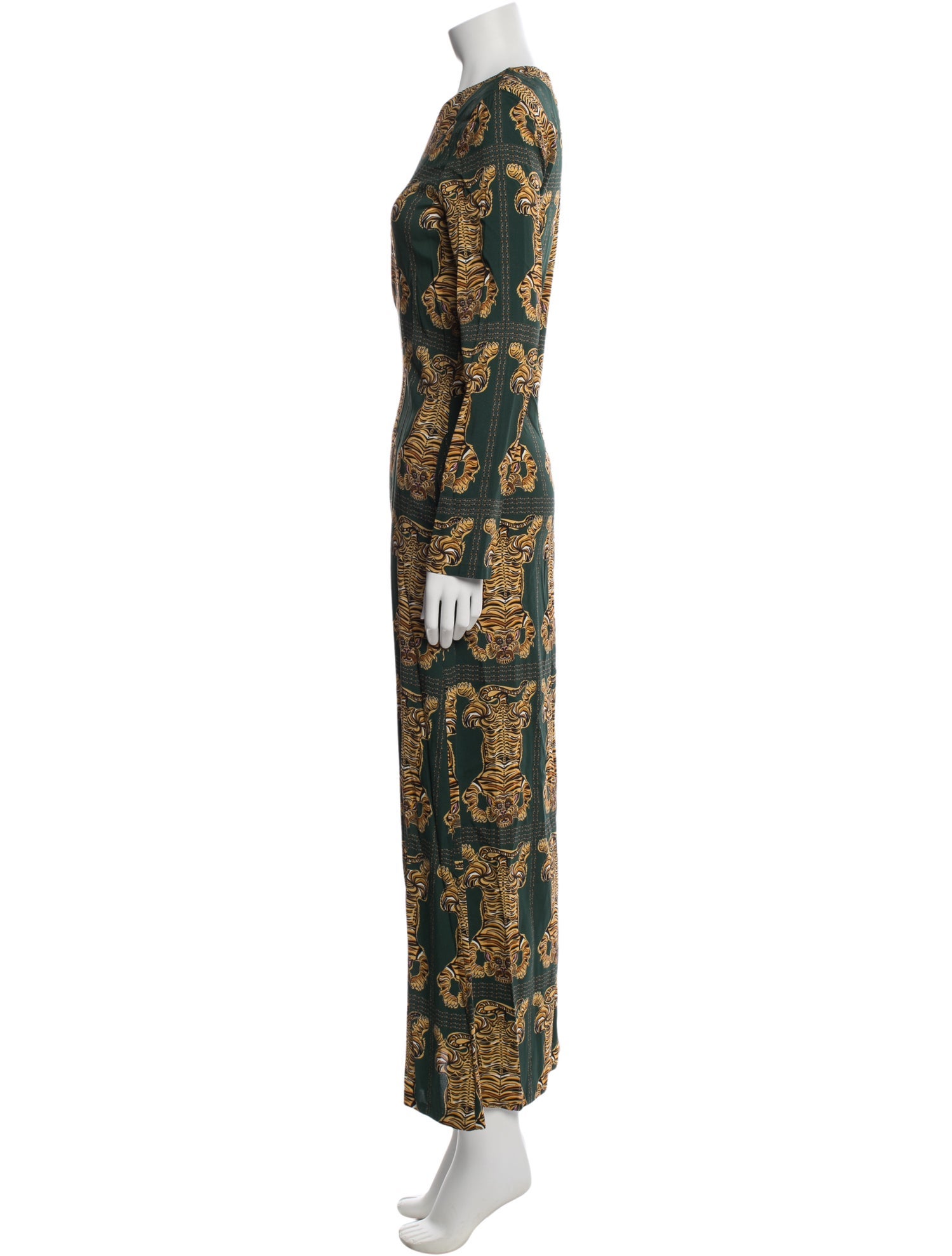 La DoubleJ Animal Print Long Dress