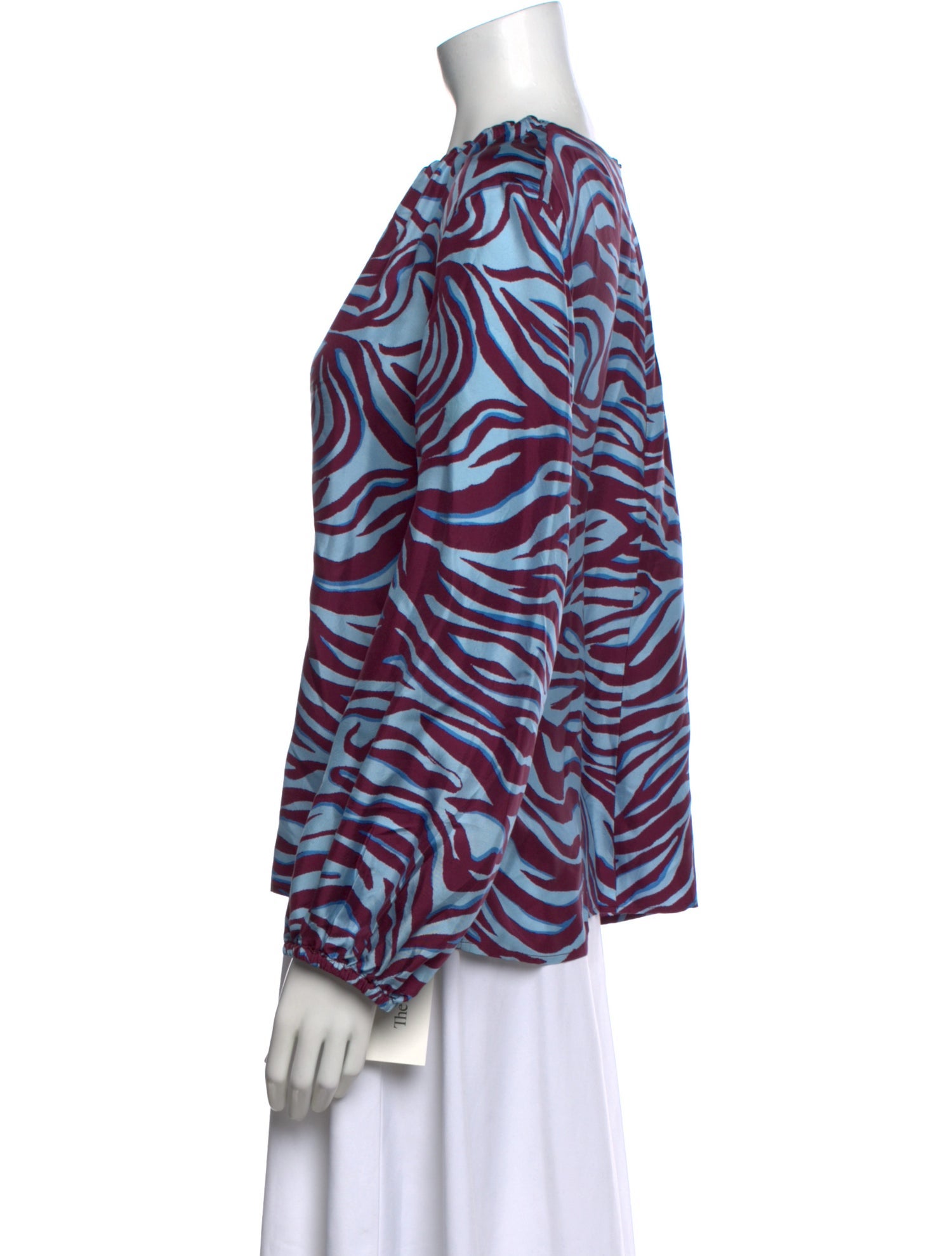 La DoubleJ Silk Printed Blouse
