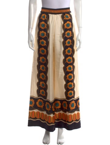 Pre-owned La Doublej Silk Wide Leg Pants