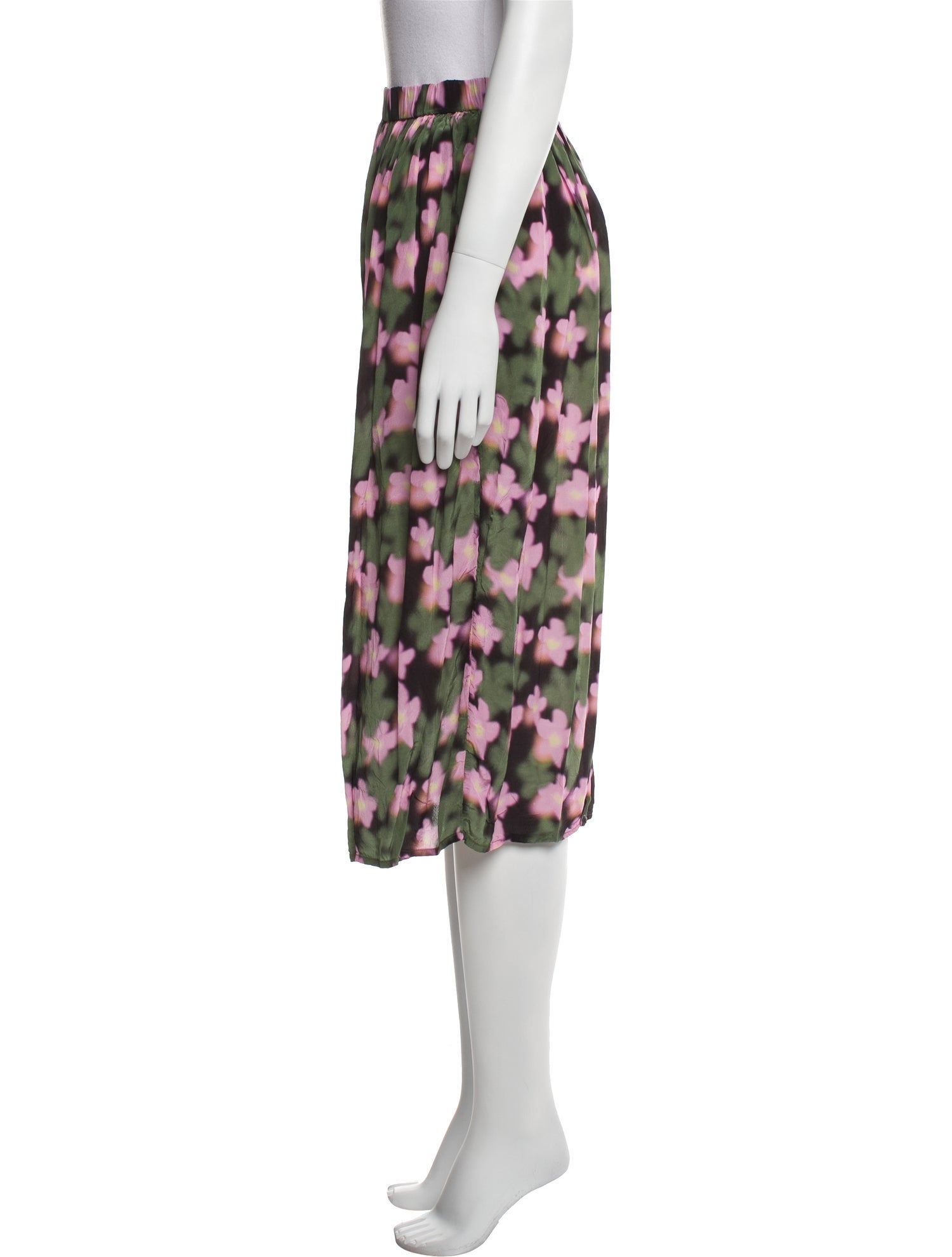 Lovechild 1979 Floral Print Midi Length Skirt