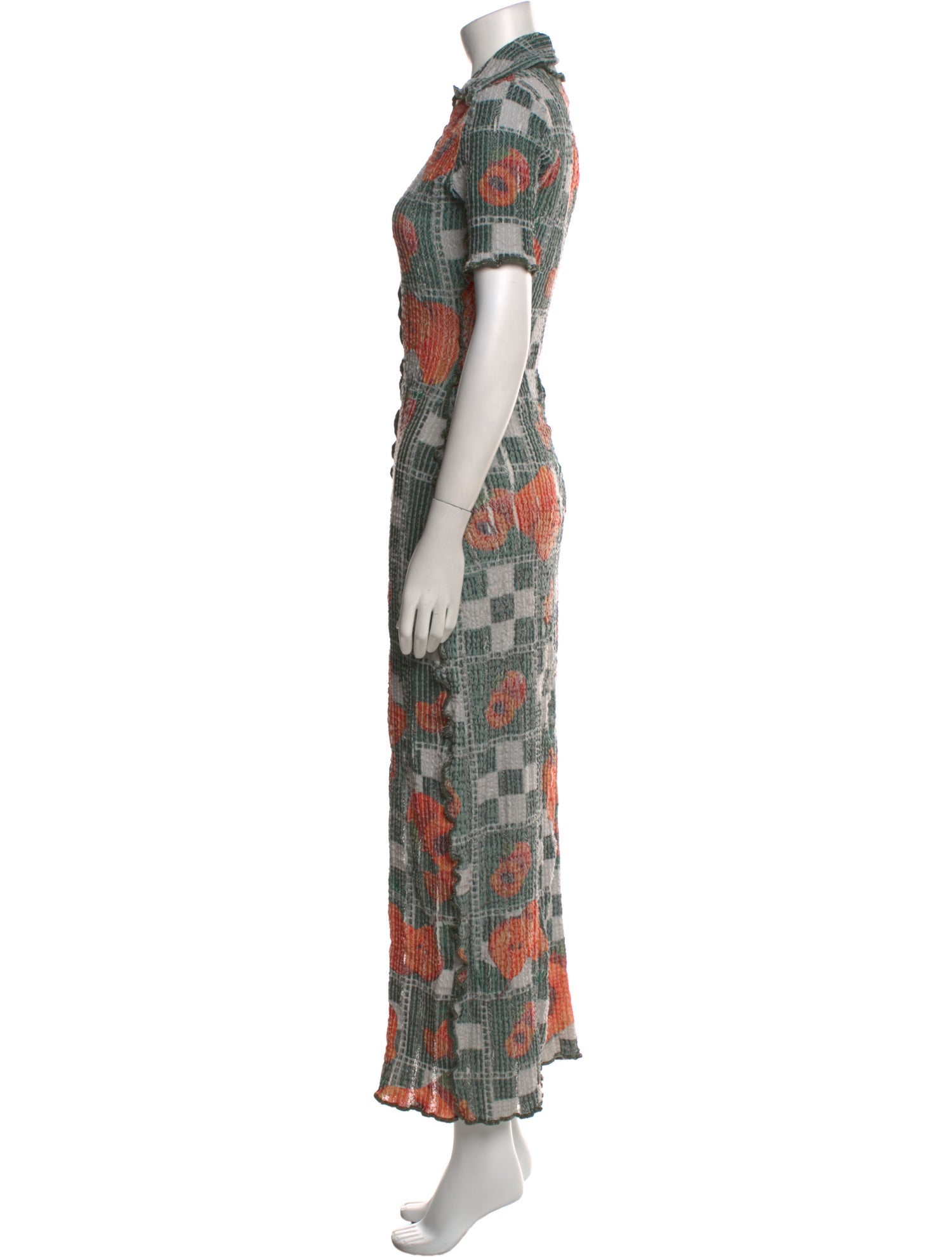 Luna Del Pinal Printed Long Dress w/ Tags