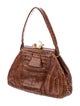 Lucille De Paris Small Alligator Handle Bag