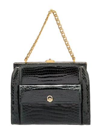 Lucille De Paris Alligator Shoulder Bag