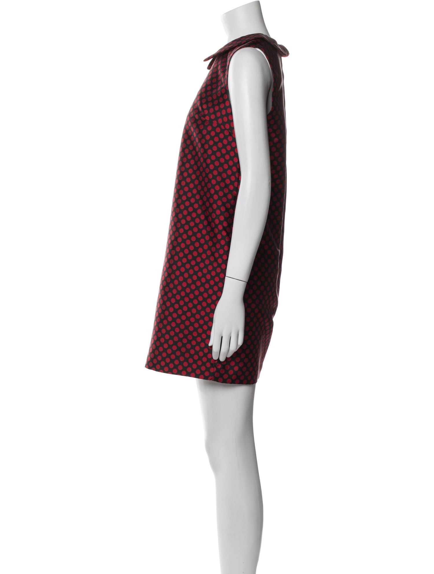 Lucille De Paris Polka Dot Print Mini Dress
