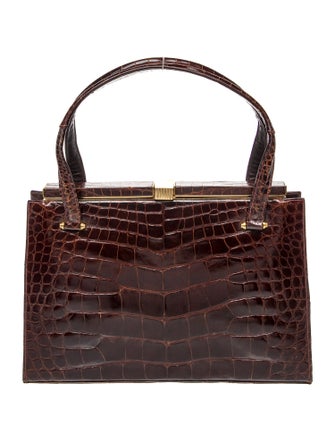Lucille De Paris Alligator Shoulder Bag