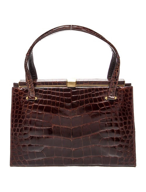 Lucille De Paris Alligator Shoulder Bag