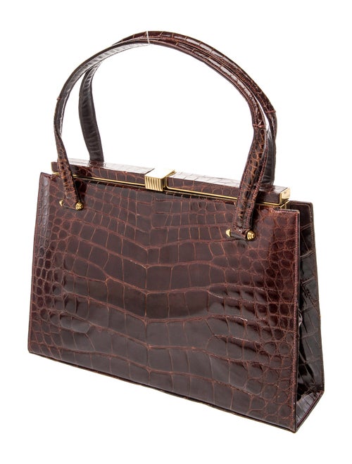 Lucille De Paris Alligator Shoulder Bag