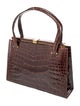 Lucille De Paris Alligator Shoulder Bag