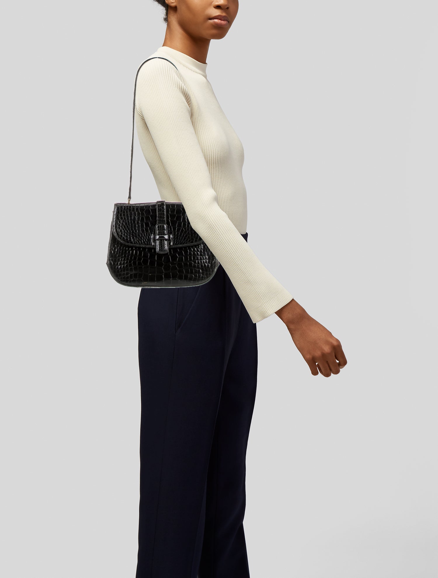 Lucille De Paris Leather Shoulder Bag