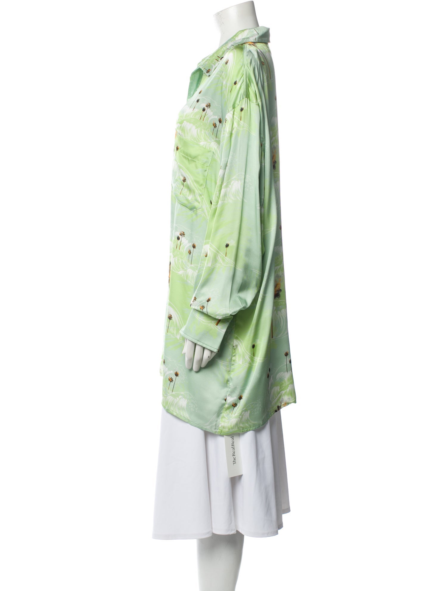 La Detresse Printed Long Sleeve Tunic w/ Tags