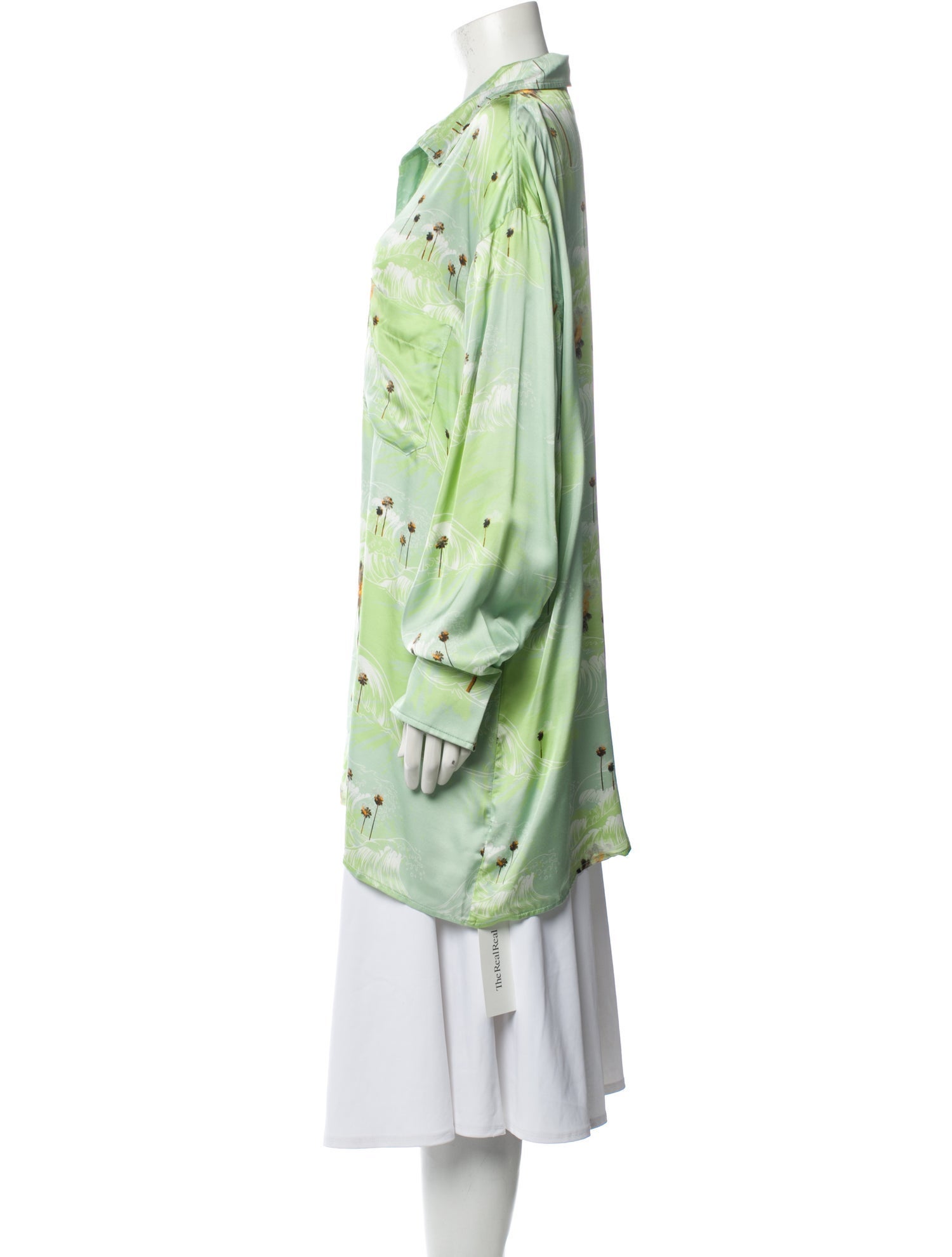 La Detresse Printed Long Sleeve Tunic w/ Tags