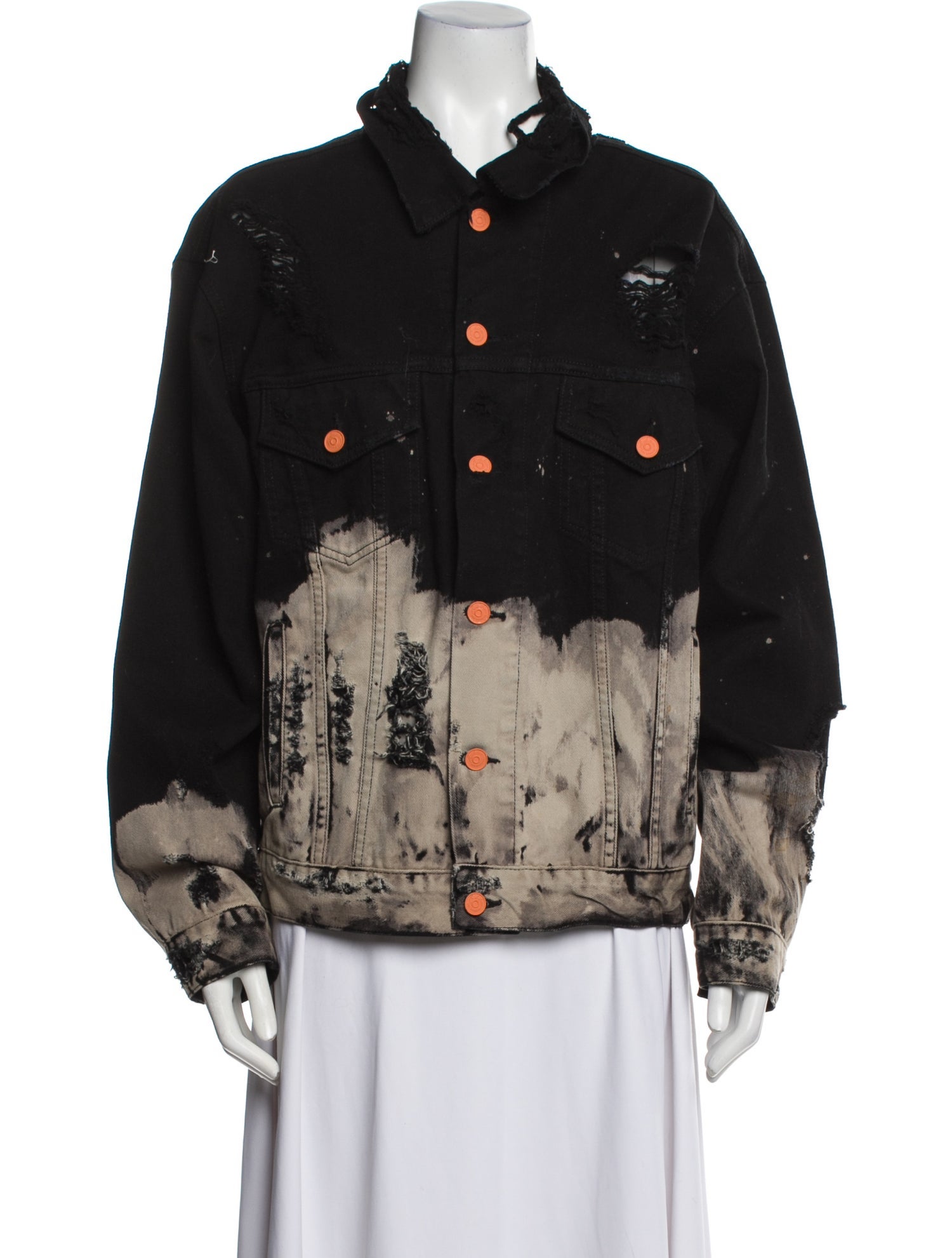 La Detresse Printed Denim Jacket