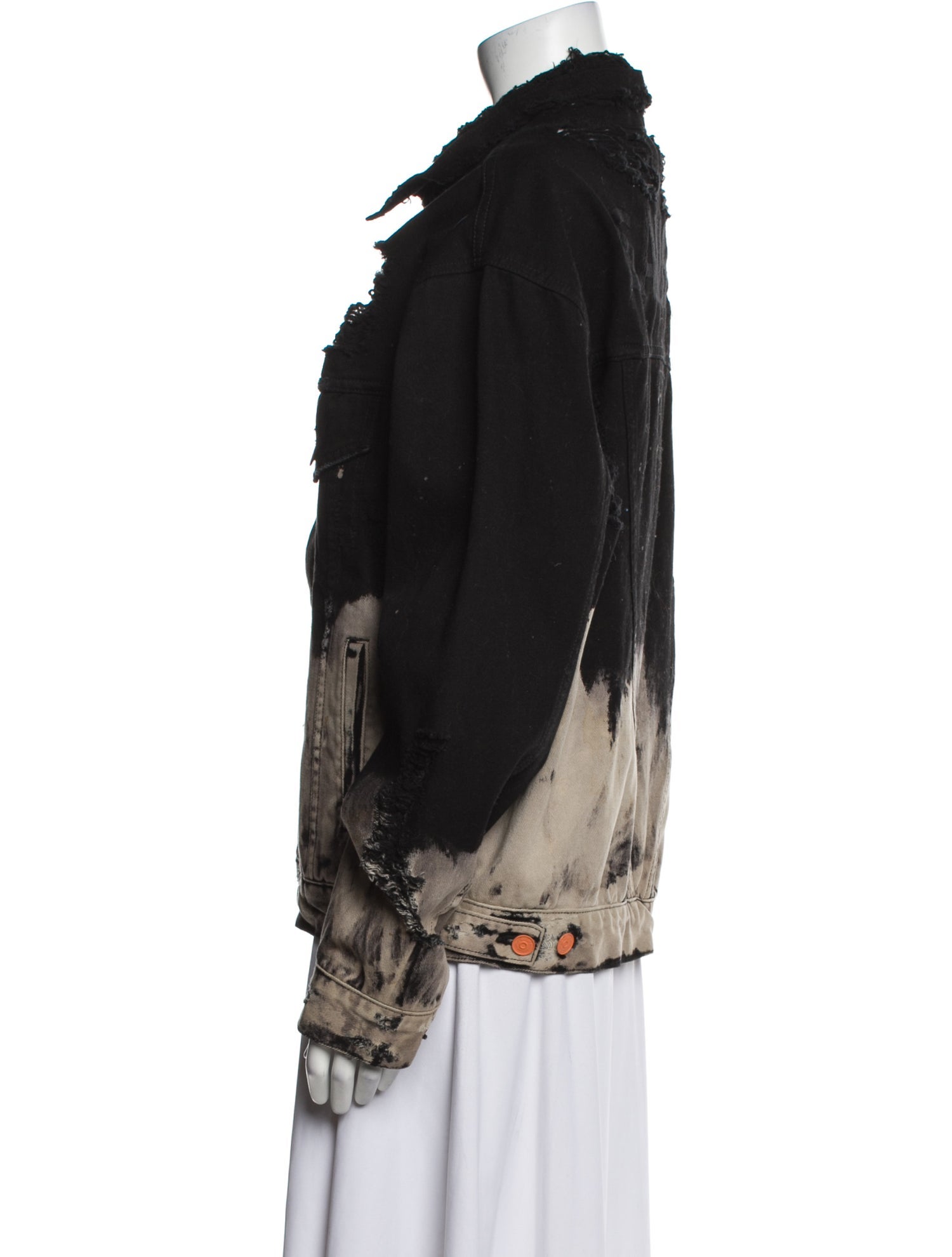 La Detresse Printed Denim Jacket