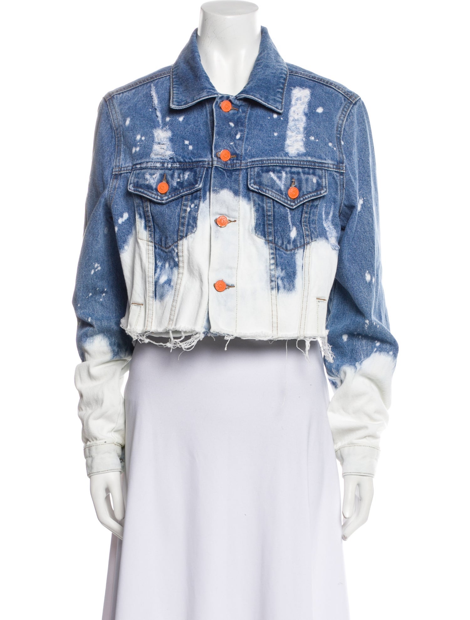 La Detresse Printed Denim Jacket